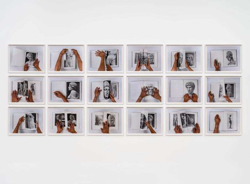 “Hand Arrangement (The Complex Journeys of a Simple Form)” (2023) by Thomas J. Price. (Photo: Damian Griffiths. Courtesy the artist and Hauser & Wirth)