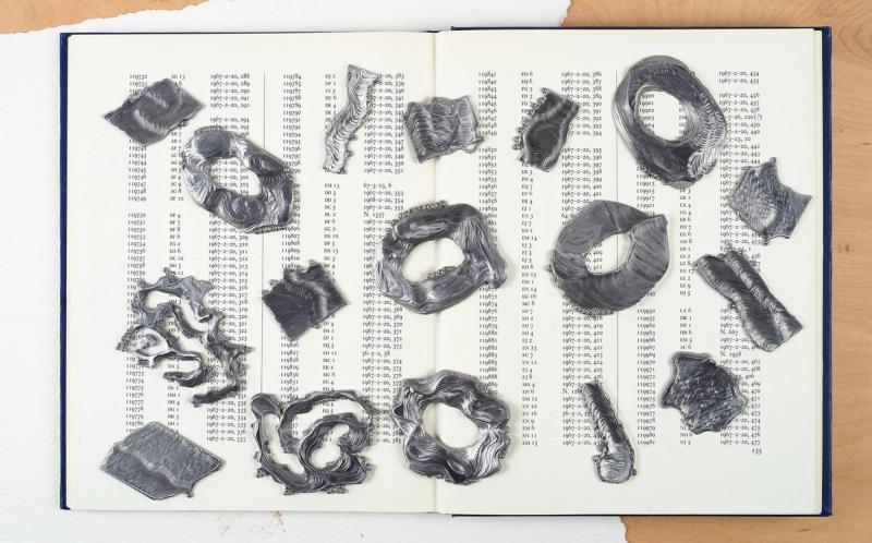 Aluminum pieces by Brush. (Photo: Takaaki Matsumoto. Courtesy Rizzoli Electa)