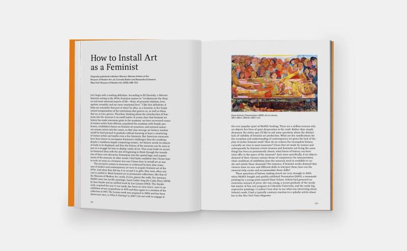 Spread from “Open Questions: Thirty Years of Writing About Art.” (Courtesy Phaidon)