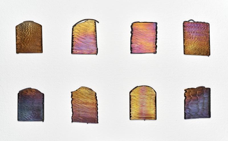 Brush’s “Thinking About Monet” jewel-sculptures. (Photo: Takaaki Matsumoto. Courtesy Rizzoli Electa)