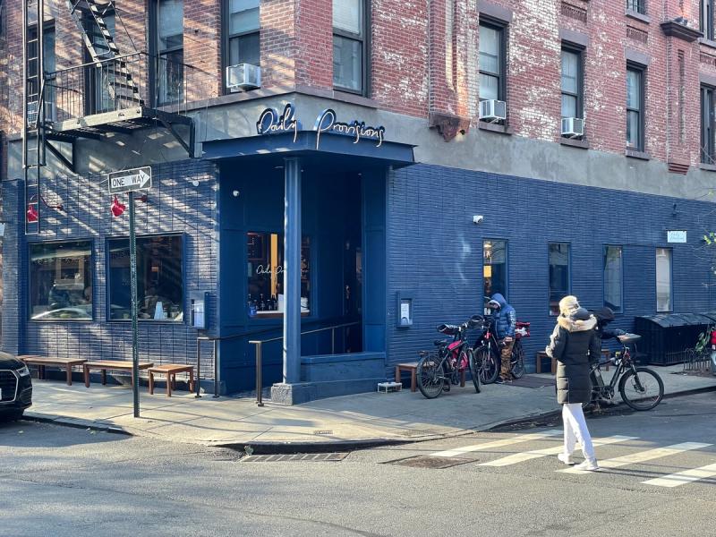 Daily Provisions café in the West Village. (Photo: Spencer Bailey)