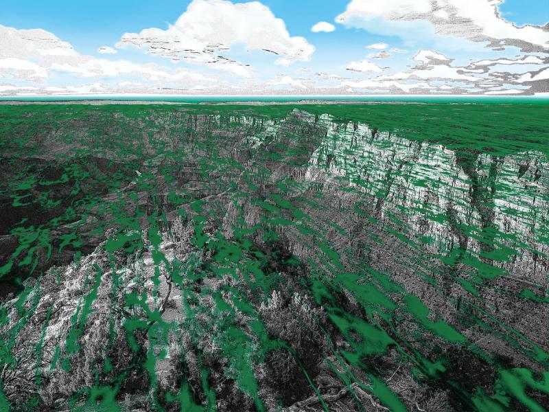 A digital rendering of Grand Canyon National Park in Arizona. (Courtesy Life Calling Initiative)
