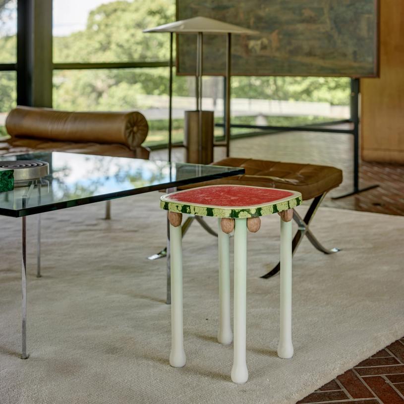 The “Juicy Joseph” seat-stool. (Photo: Michael Biondo)