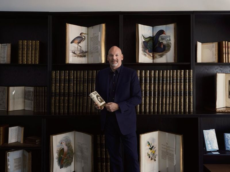 Pom Harrington at Peter Harrington Rare Books’s new New York City location. (Photo: Matt Harrington/Courtesy Pom Harrington)