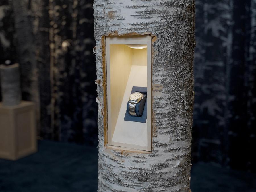 Grand Seiko’s “The Journey of Birch” installation at Design Miami. (Courtesy Grand Seiko)