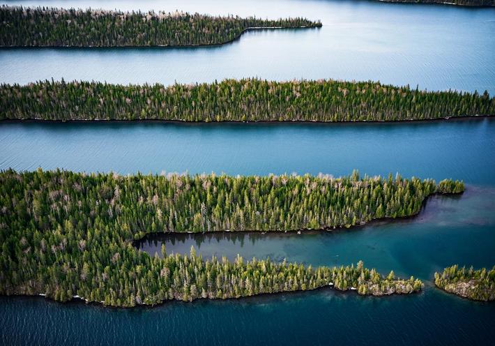The Isle Royale in Lake Superior, one of the sites rendered digitally in “A Species Between Worlds.” (Courtesy Life Calling Initiative)