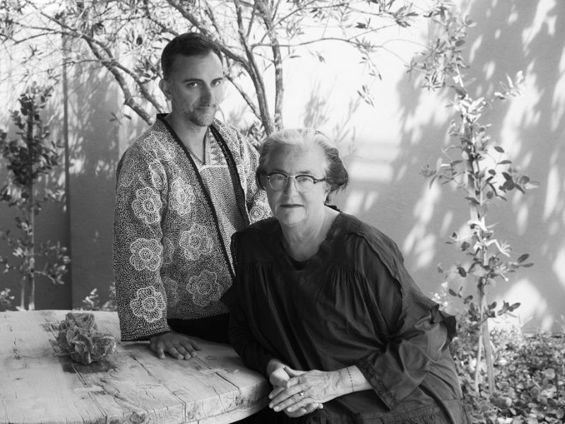Philip Fimmano (left) and Lidewij Edelkoort. (Photo: Thirza Schaap/Courtesy Artipelag)