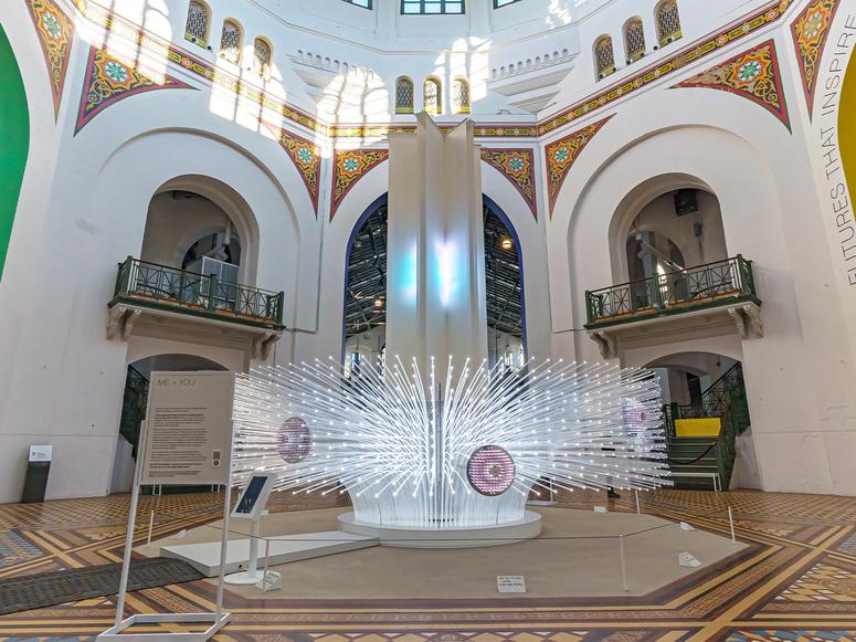 “Me + You,” an A.I.-powered installation by Suchi Reddy