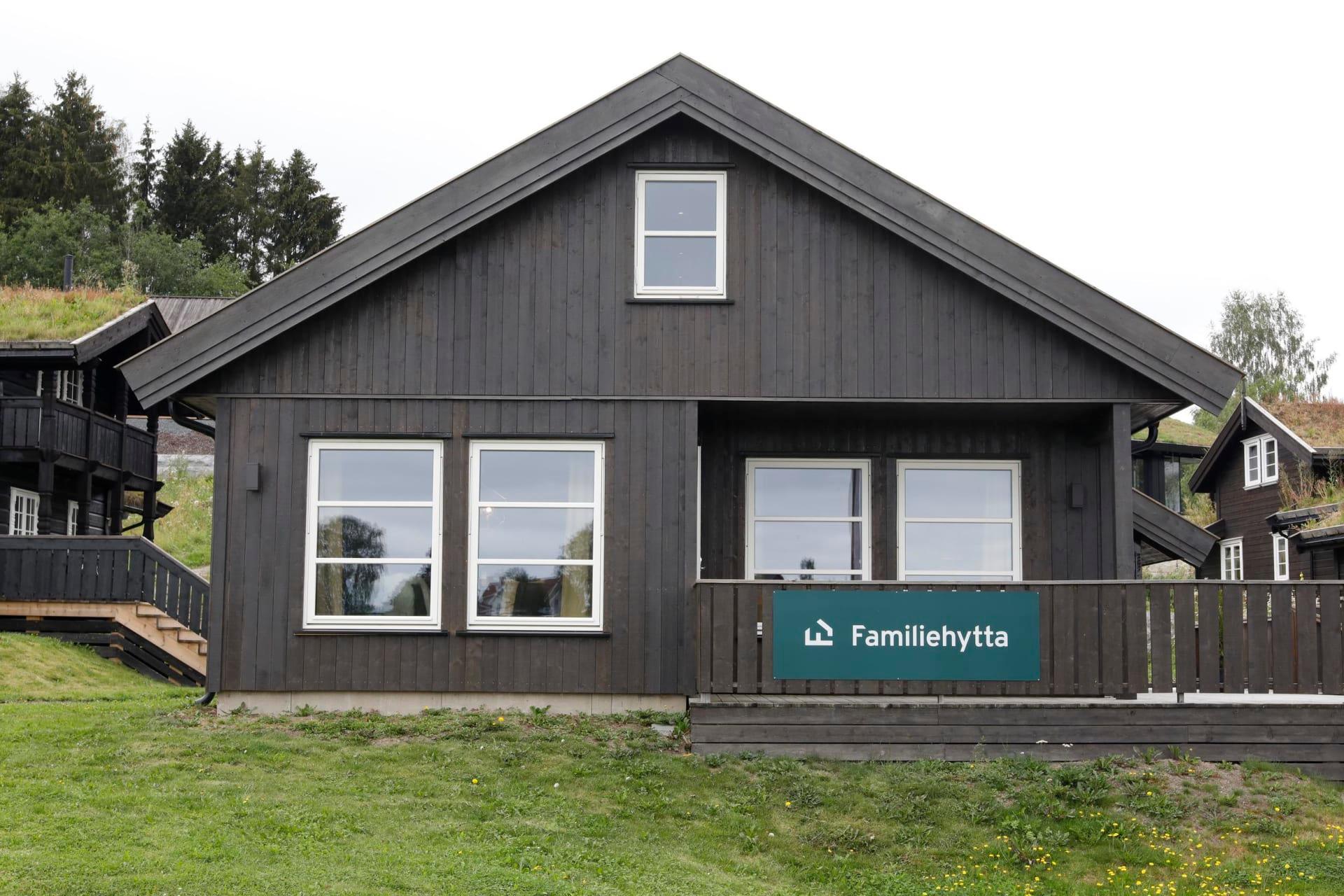 Familiehyttas visningshytter på Norsk Hyttesenter, Hellerudsletta