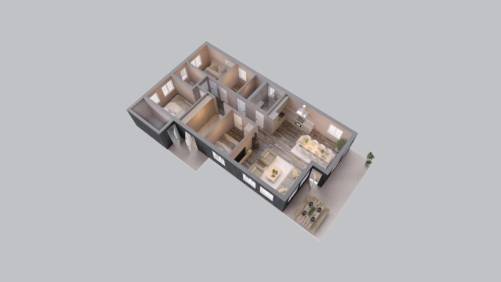 Furutangen 120E – Innvendig 1. etg