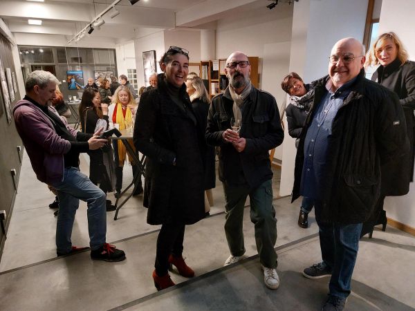 Exhibition opening at the Visual Gallery, 8 November 2022
