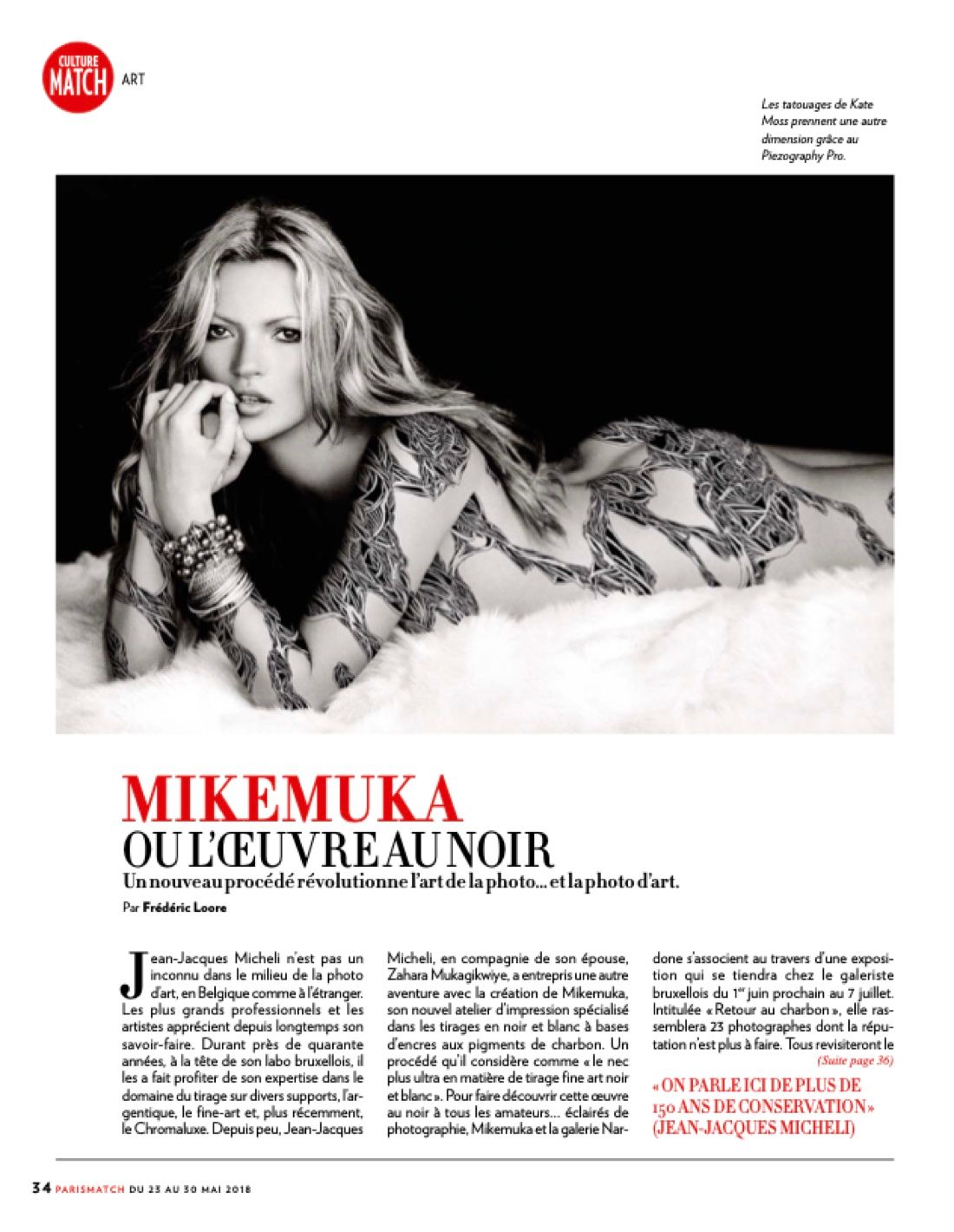 Paris Match — Mikemuka, of het werk in het zwart