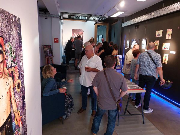 Exhibition opening at the Visual Gallery, 1 September 2022