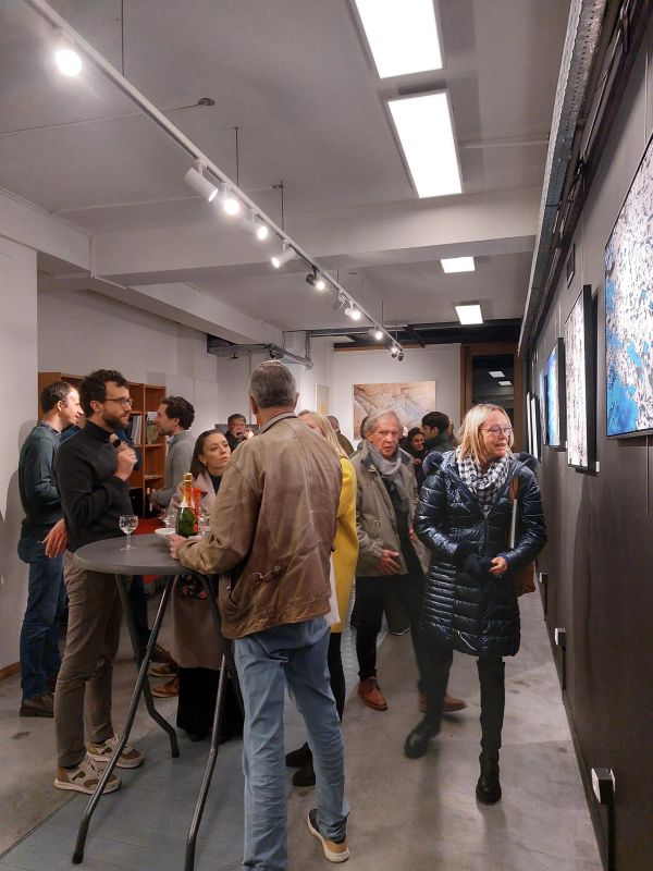Exhibition opening at the Visual Gallery, 2 December 2022