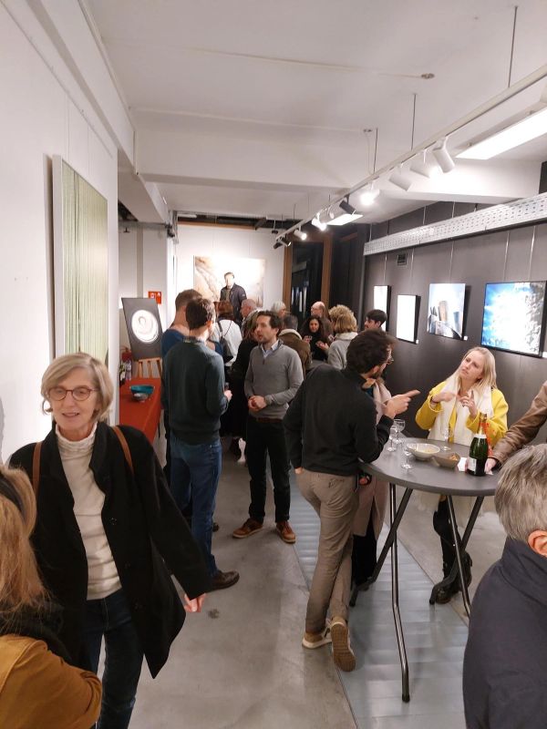 Exhibition opening at the Visual Gallery, 2 December 2022