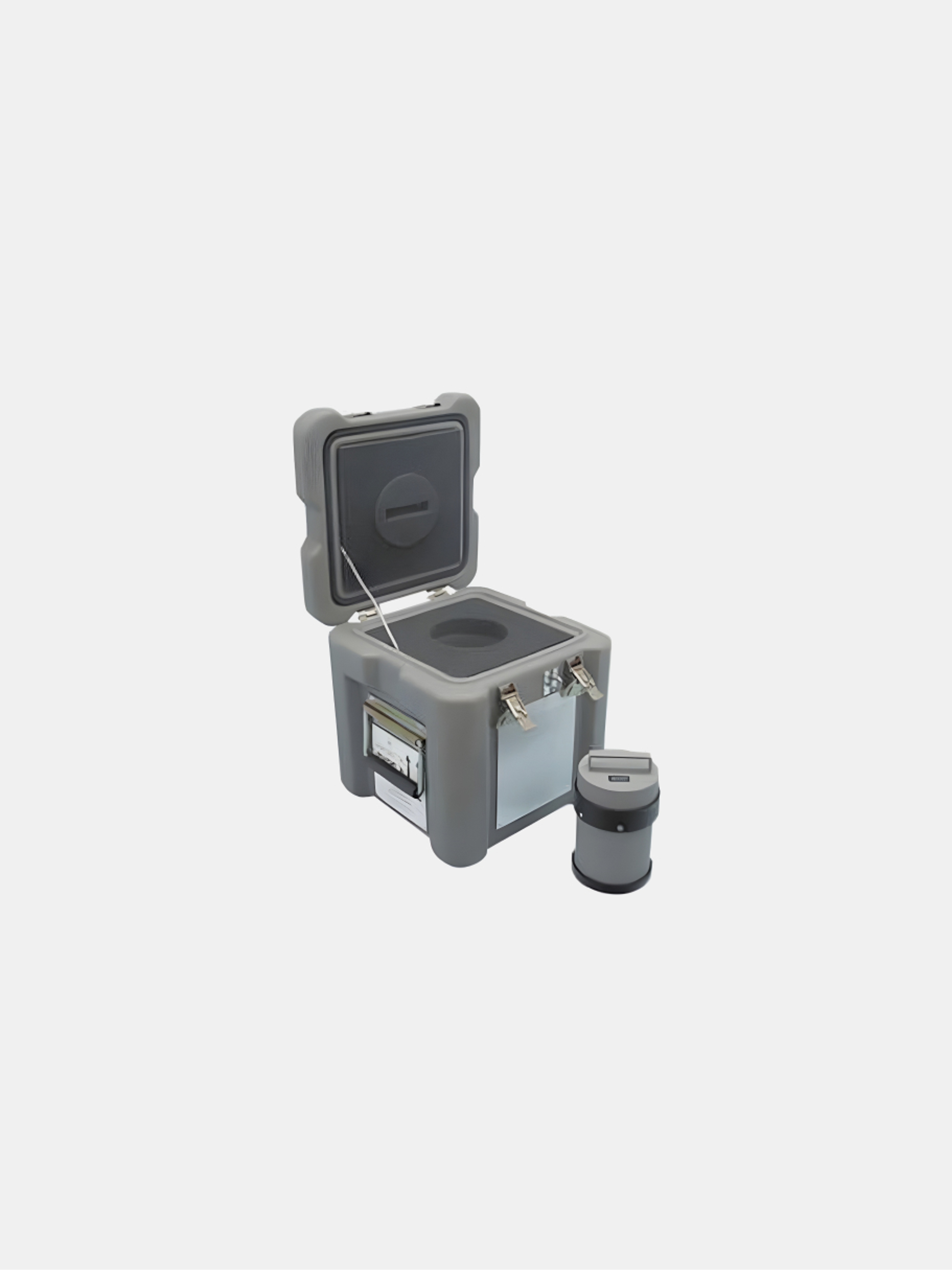 Compact PET Shipping System for Vial Pig