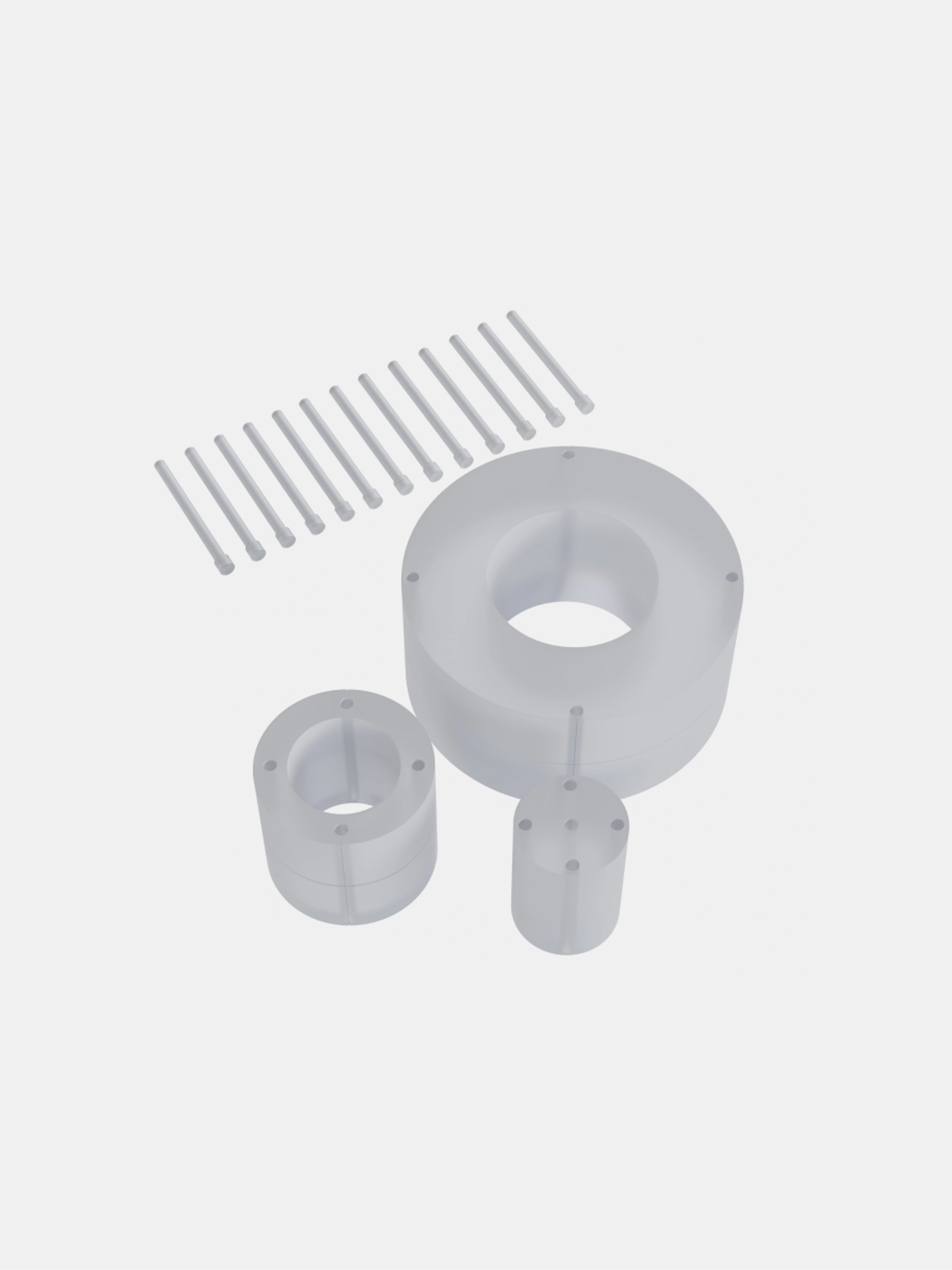 3-Part PMMA CT Phantom – head, body, pediatric