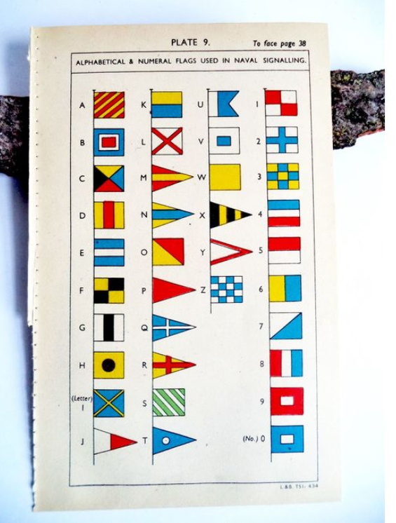 Naval Signal Print
