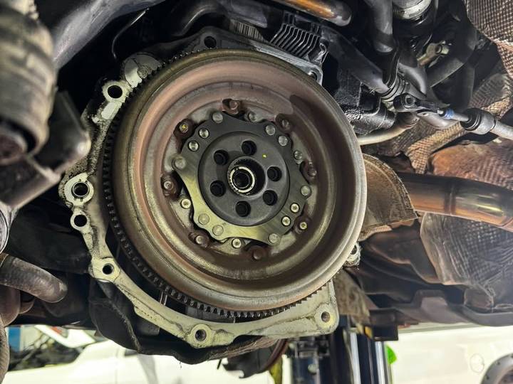 Volant moteur du TDI, vu du dessous