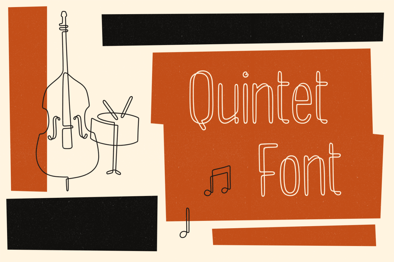 Quintet Font Poster