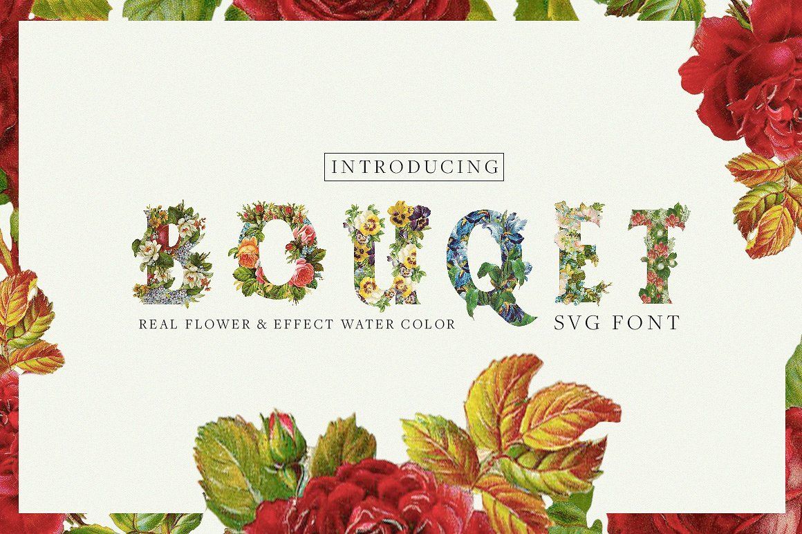 Bouquet by bloomxxvi Font Poster