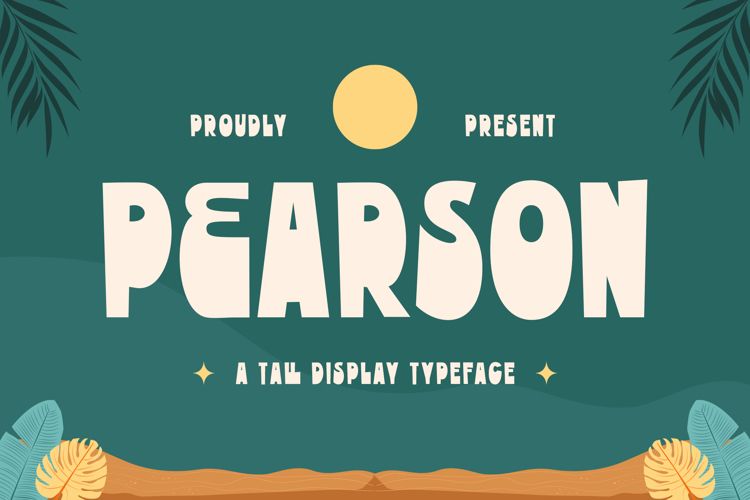 Pearson Font Poster