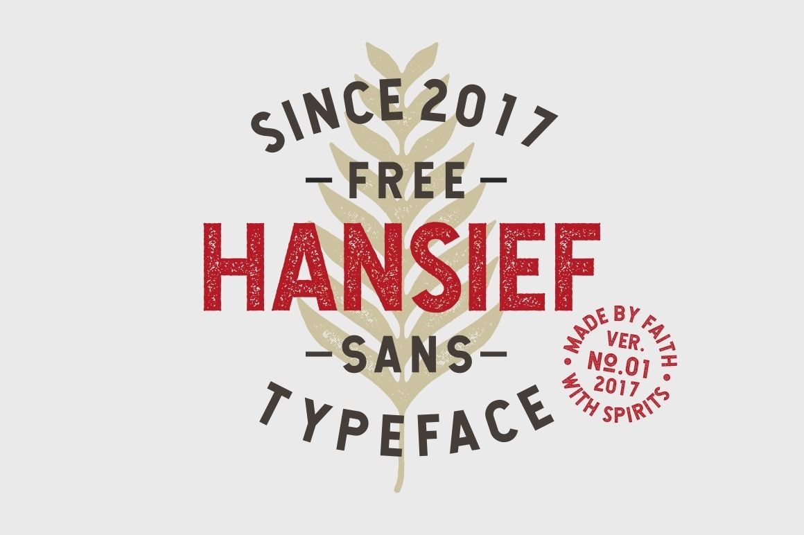 Hansief Font Poster