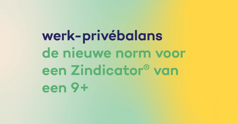 Werk-privébalans in de zorg