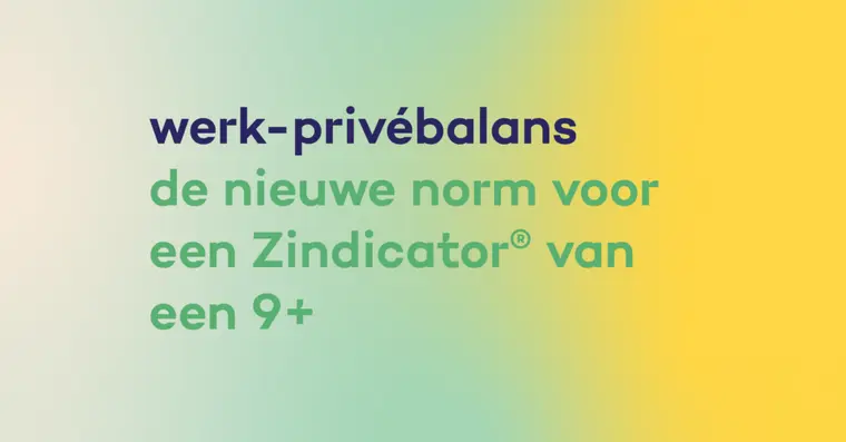 Werk-privébalans in de zorg