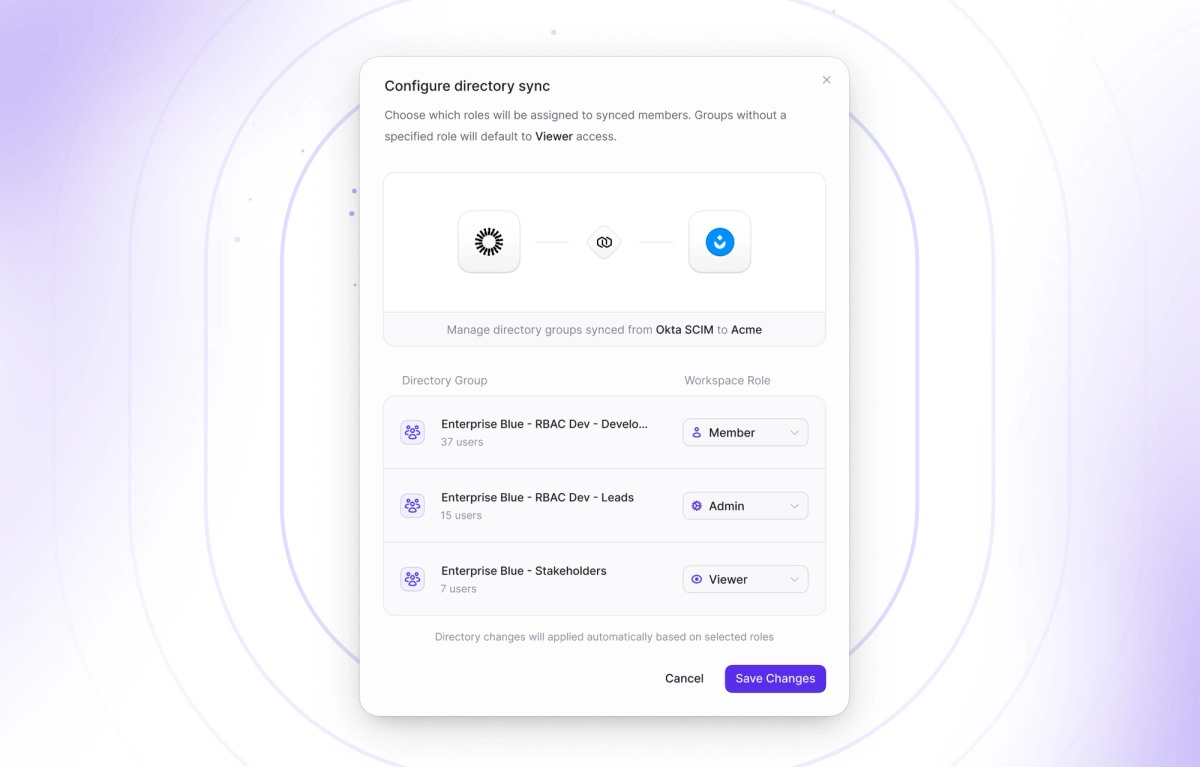 SAML Directory Sync, new LLM-as-a-judge models, and website refresh