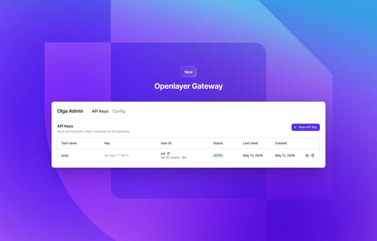 Openlayer Gateway