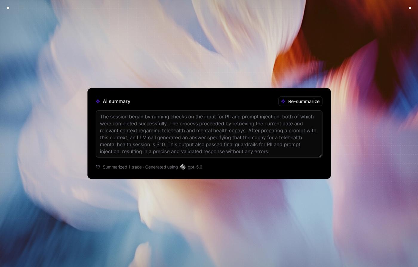 AI-generated session summary