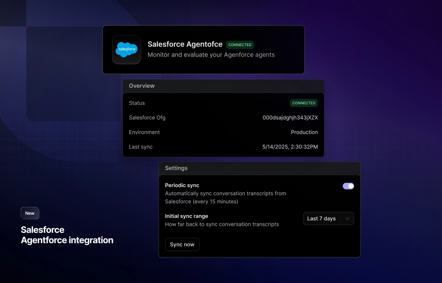 Salesforce Agentforce integration
