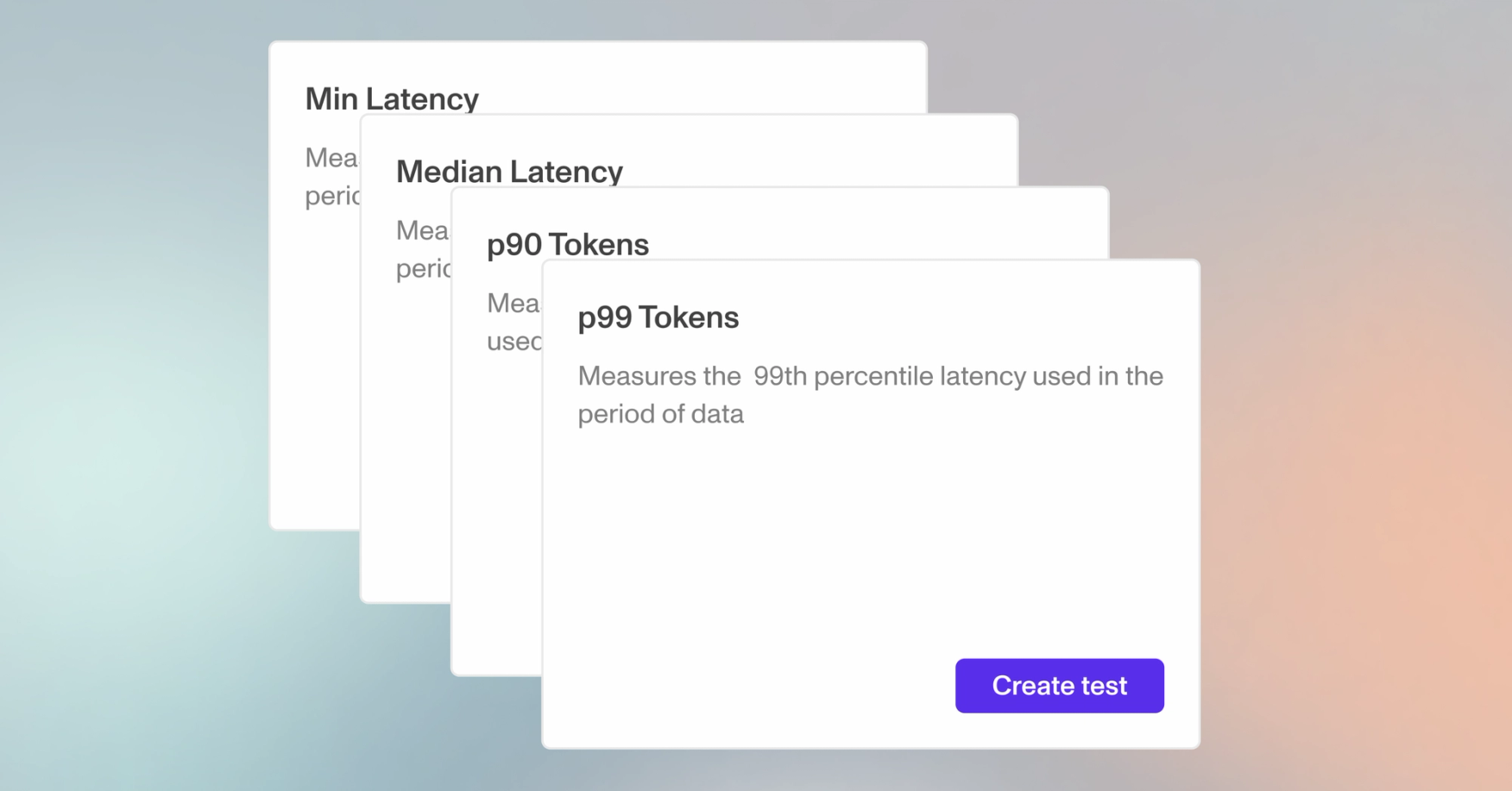 More tests around latency metrics