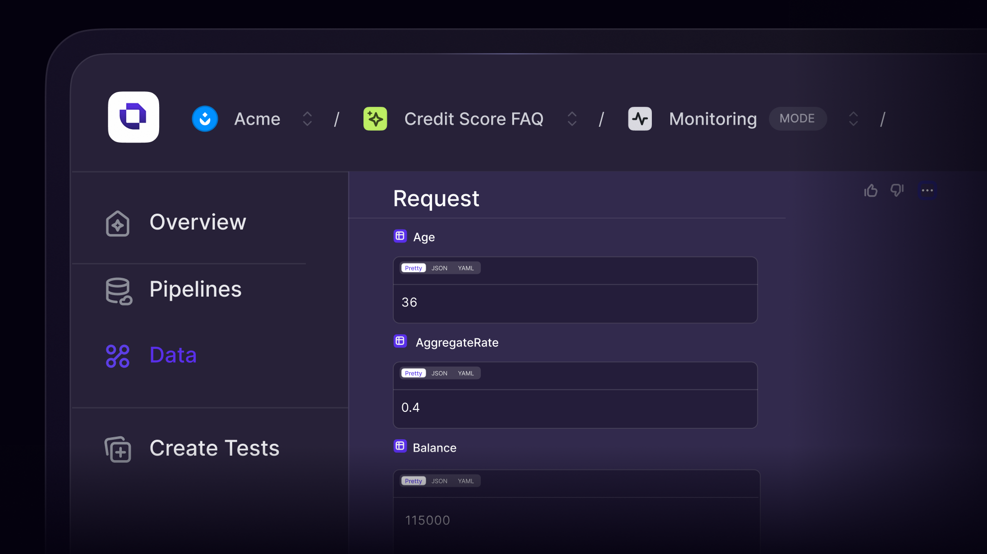 Monitor the performance of your live model