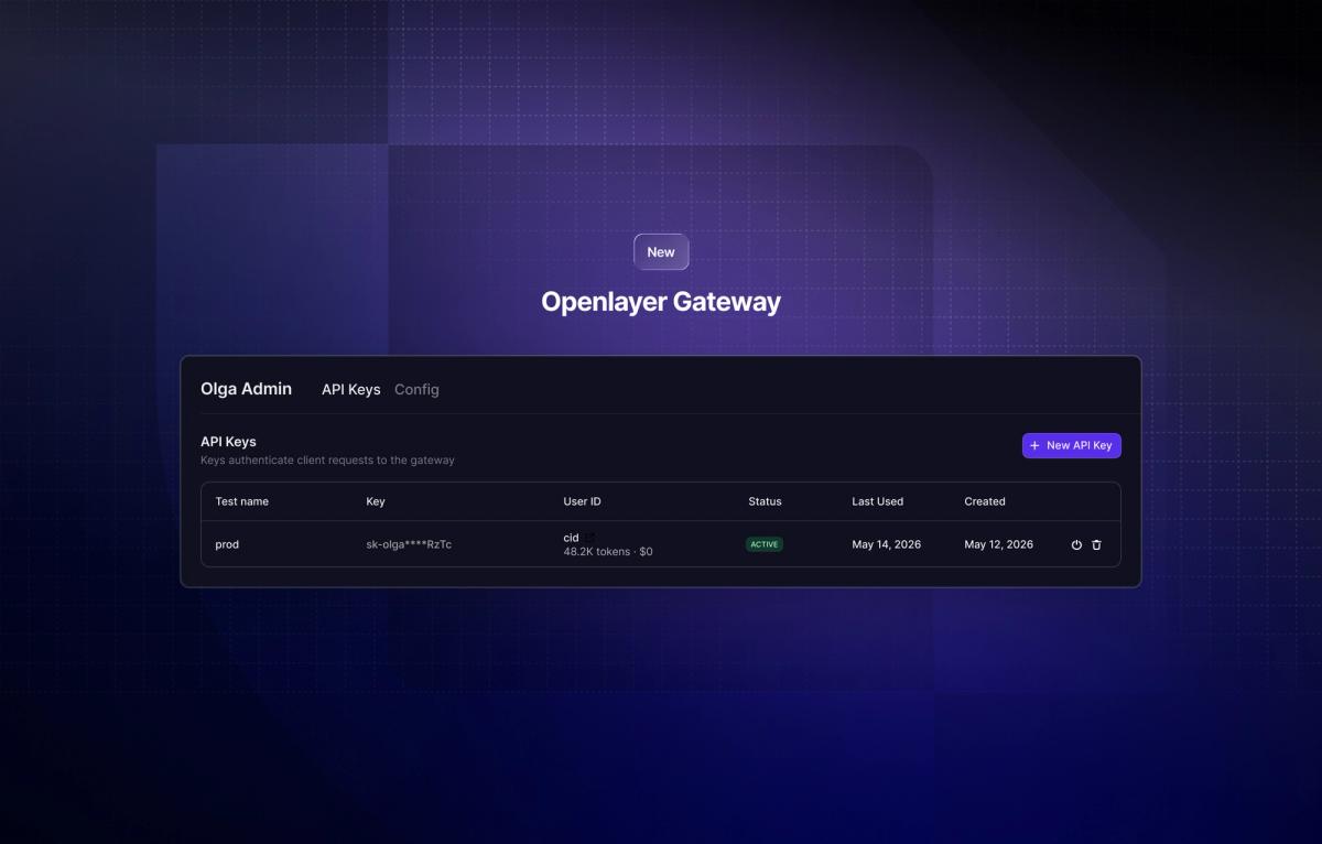 Openlayer Gateway