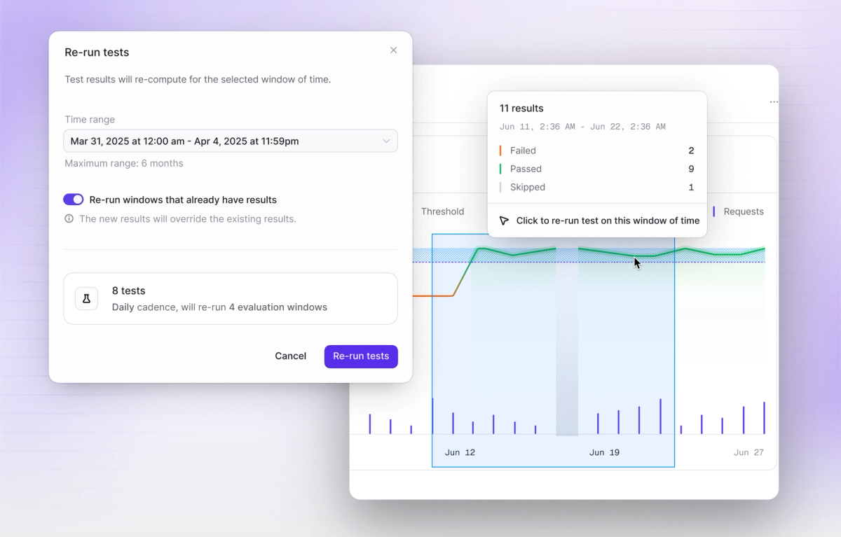 Batch test re-runs and expanded integrations