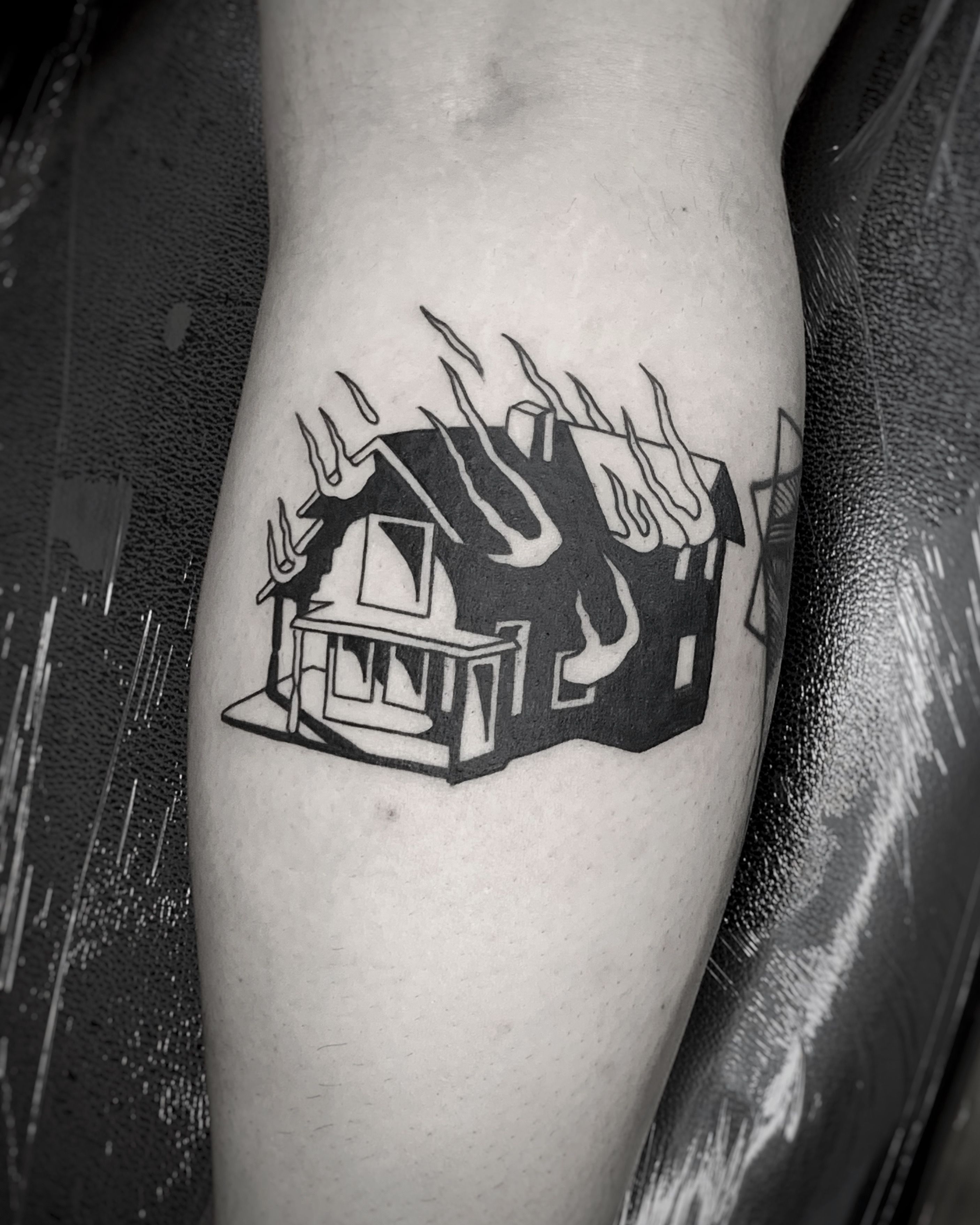 Buy Floating House American Traditional Tattoo Flash Print Online in India   Etsy