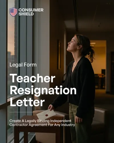 Teacher Resignation Letter