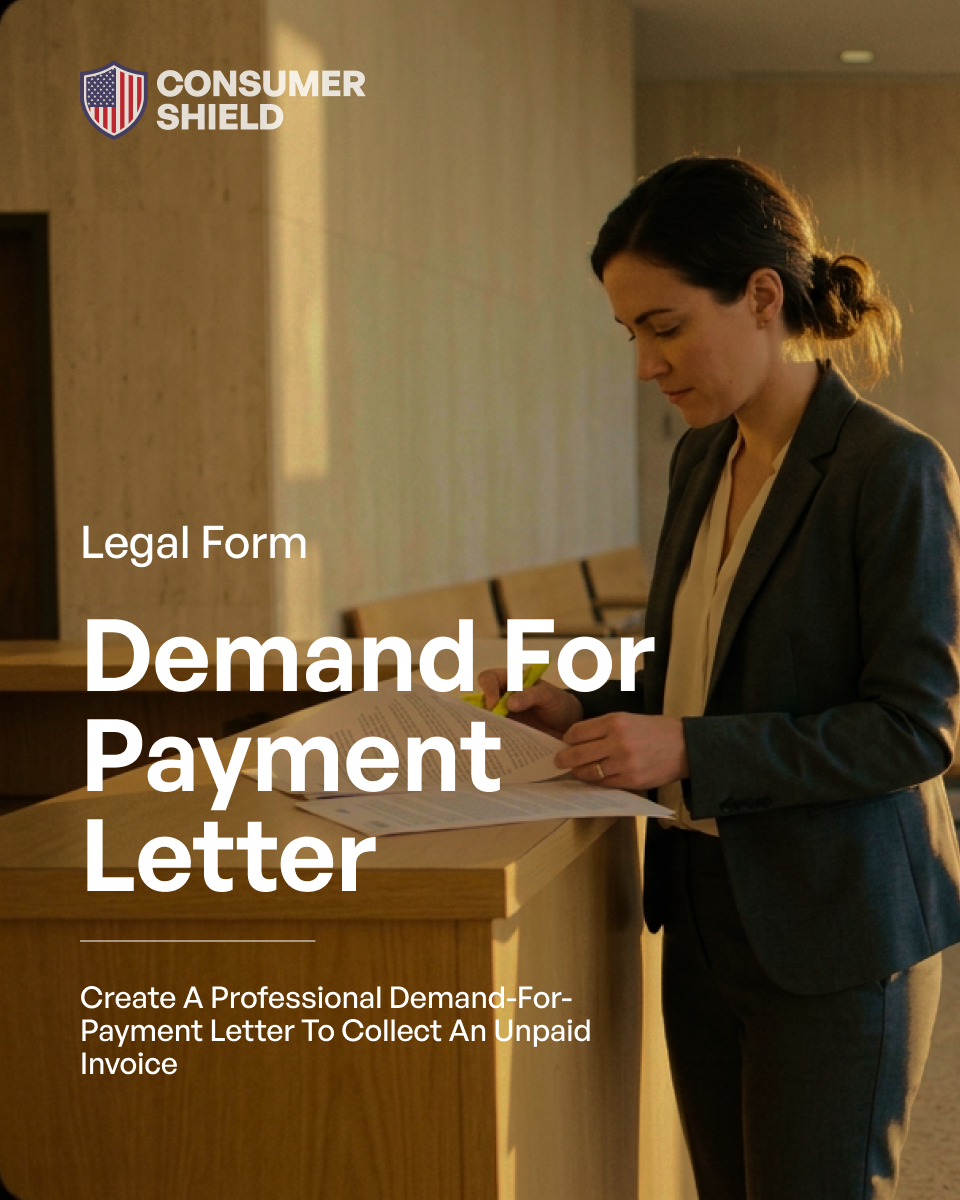 Demand for Payment Letter