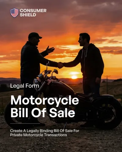Motorcycle Bill of Sale