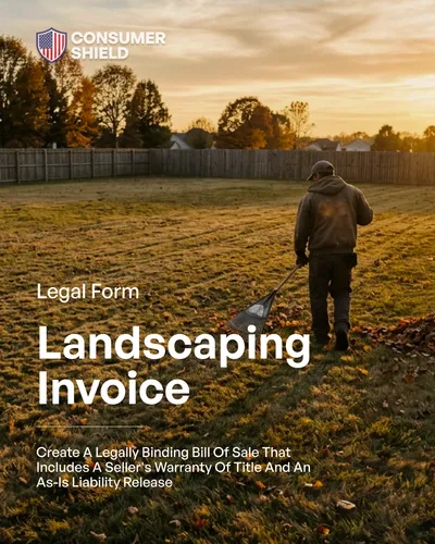 Landscaping Invoice