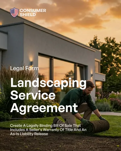 Landscaping Service Agreement