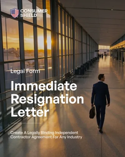 Immediate Resignation Letter