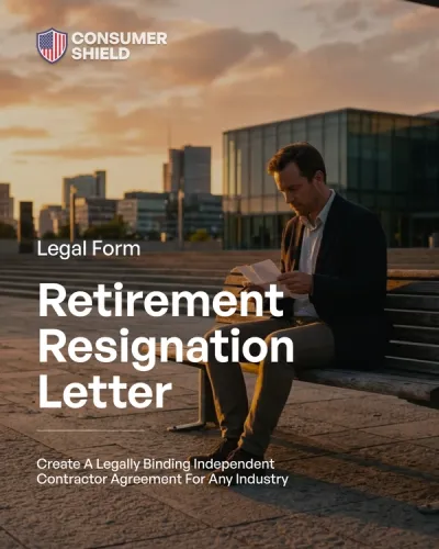 Retirement Resignation Letter