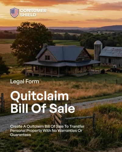 Quitclaim Bill of Sale