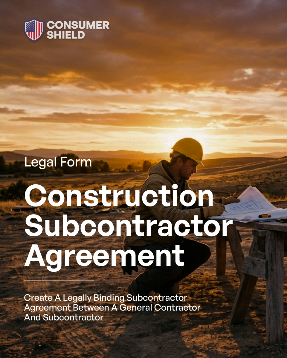 Construction Subcontractor Agreement