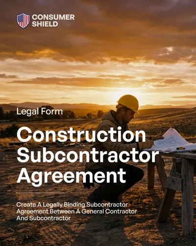 Construction Subcontractor Agreement