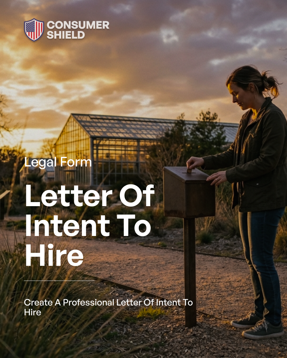 Letter of Intent to Hire