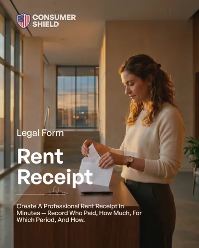 Rent Receipt